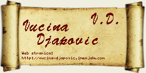 Vucina Đapović vizit kartica